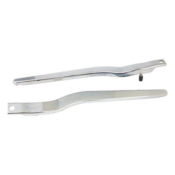 58-84 FL fender struts. Smooth. Chrome
