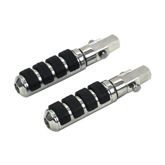 Passenger comfort peg kit. 3/8-24. Chrome
