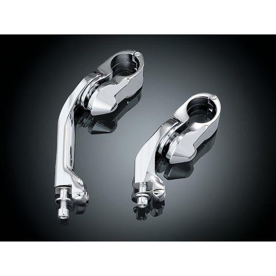 Tour-tech cruise peg mounts. short. Chrome