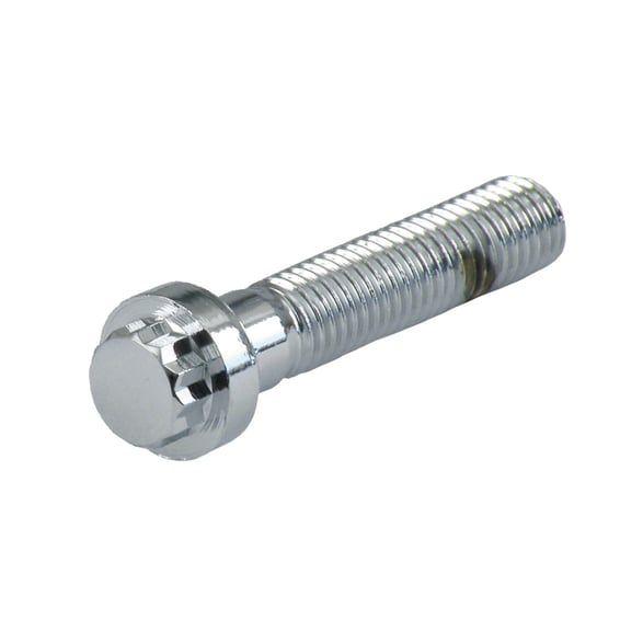 M10 x 40mm 12-point bolt, chrome