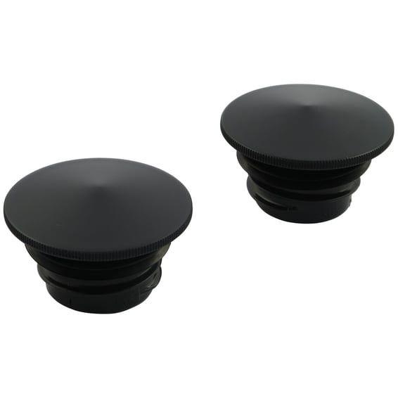 Black gas cap set, pointed