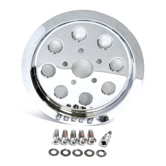 Pulley cover, holes. (61t)