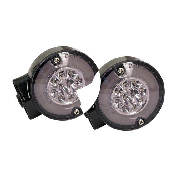 Ringers, FL LED turn signals. Front. Gloss black