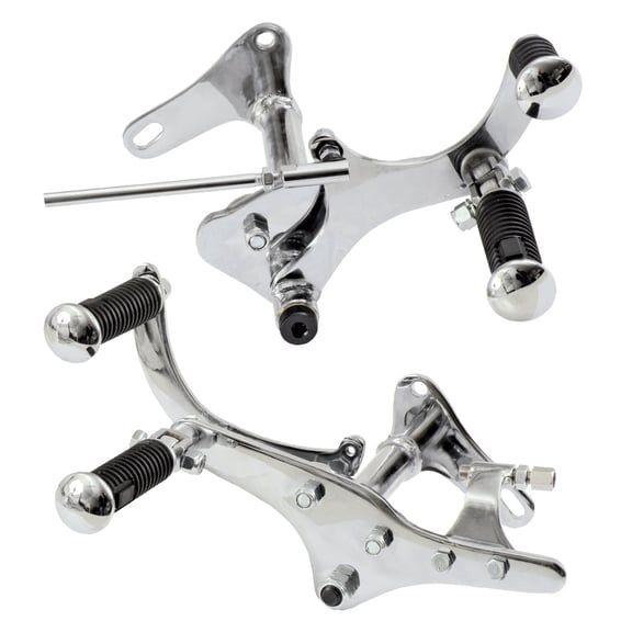 54-74 XL Sportster forward control kit. Chrome