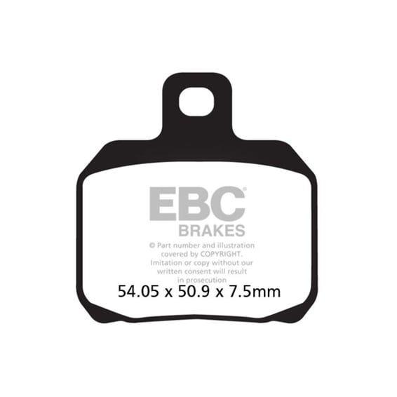 V-pad Semi Sintered brake pads