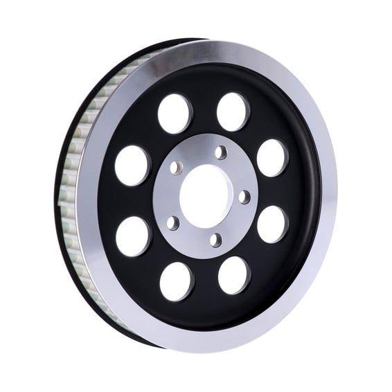 Reproduction OEM style wheel pulley 61t, 1-1/8" belt. Black