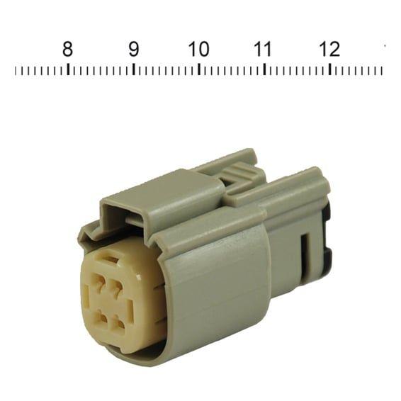 NAMZ, Molex MX-150 connector. Gray, plug, 4-pin