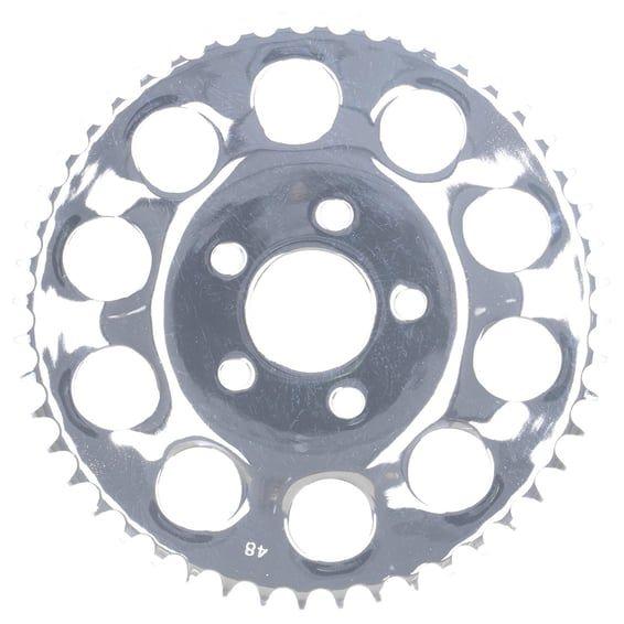 Rear sprocket, chrome. 48t
