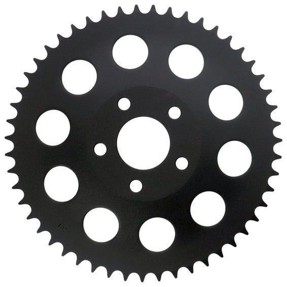 Rear sprocket, black. 51t