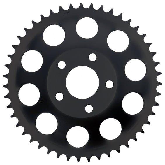 Rear sprocket, black. 47t