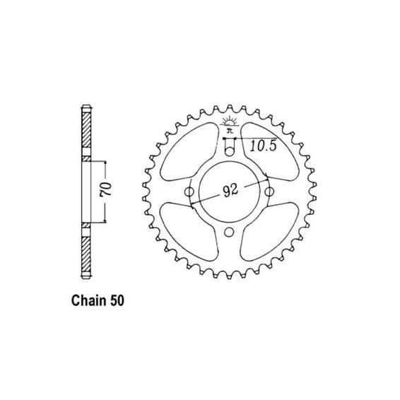 JT Rear Sprocket 476.40