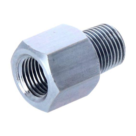 Adapter fitting, straight. 1/8" NPT to 1/8". Zinc