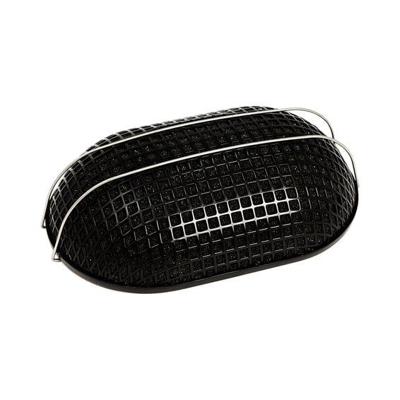 Breather style air cleaner assembly, oval. Black