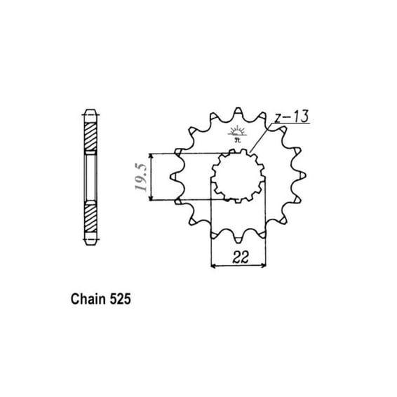 JT Front Sprocket 433.14