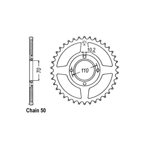 JT Rear Sprocket 246.35
