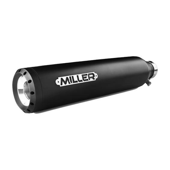 Miller, Nevada 2-1 slip-on muffler. Euro 3. Matte black