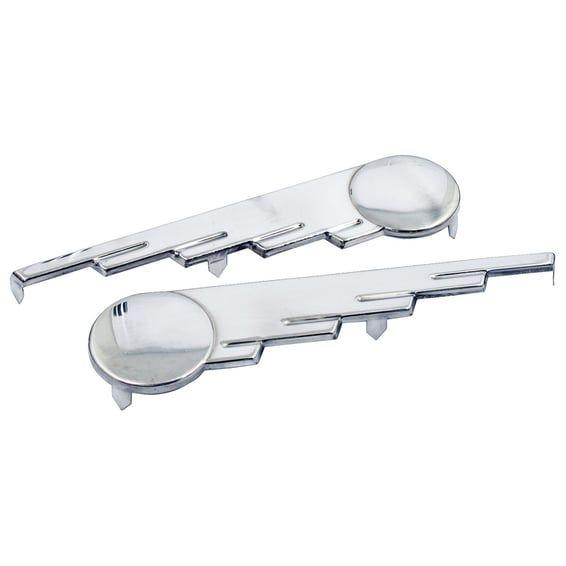 Saddlebag trim, speed ball wings. Stainless