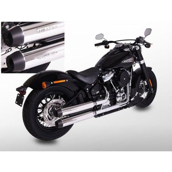 Miller, Independence slip-on mufflers. Euro 4. Polished