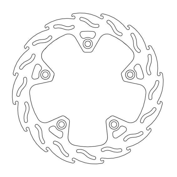 Flame series brake rotor