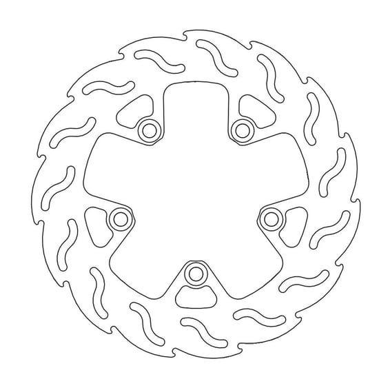 Flame series brake rotor