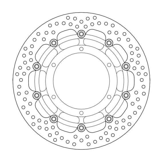 Halo series floating brake rotor
