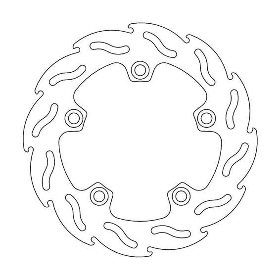 Flame series brake rotor