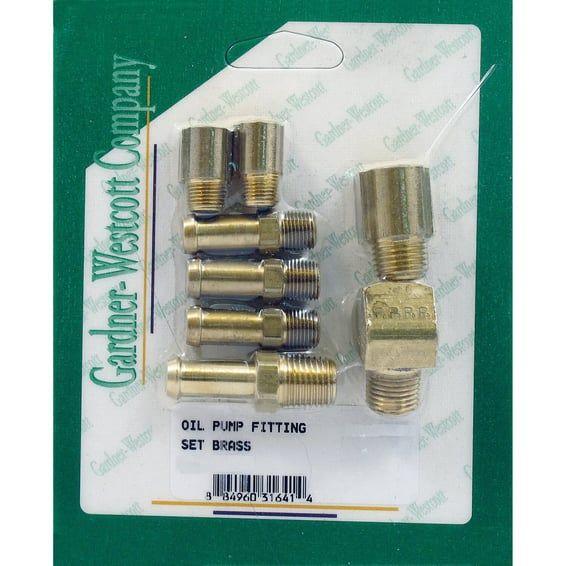 oil pump line fitting kit. Brass