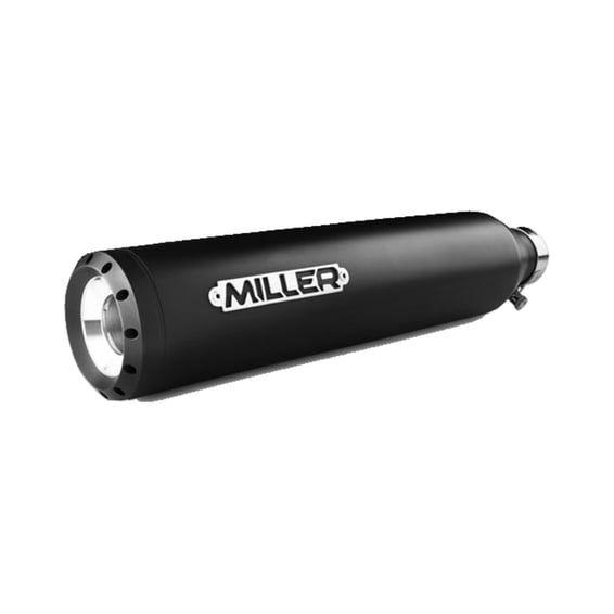 Miller, Yukon Slip-On Muffler. Euro 5+. Black