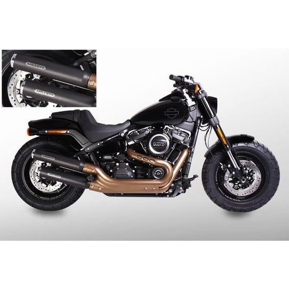 Miller, Independence slip-on mufflers. Euro 4. Matte black