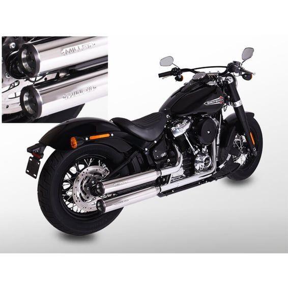 Miller, Independence slip-on mufflers. Euro 4. Polished