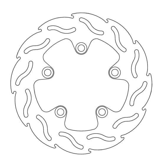 Flame series brake rotor