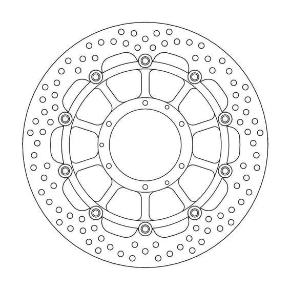 Halo series floating brake rotor