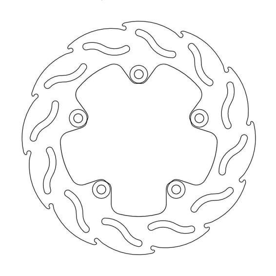 Flame series brake rotor