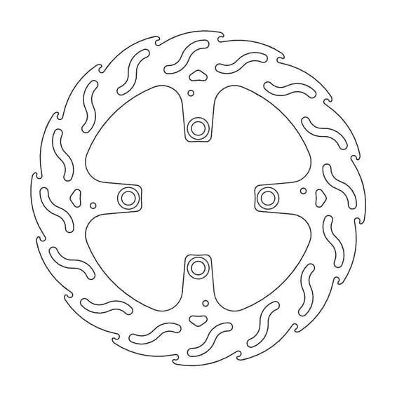 Flame series brake rotor