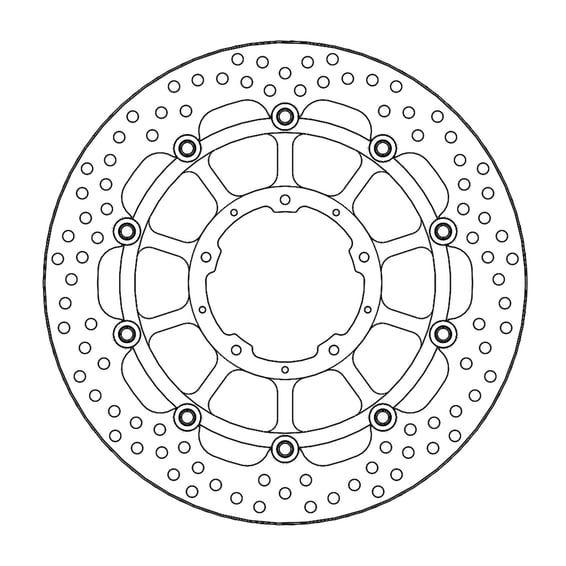 Halo series floating brake rotor