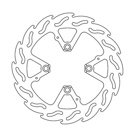 Flame series brake rotor