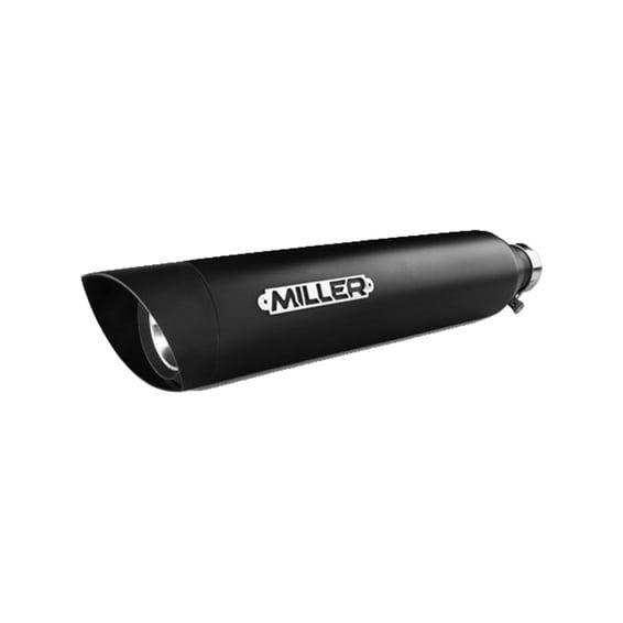Miller, Yukon Slip-On Muffler. Euro 5. Black