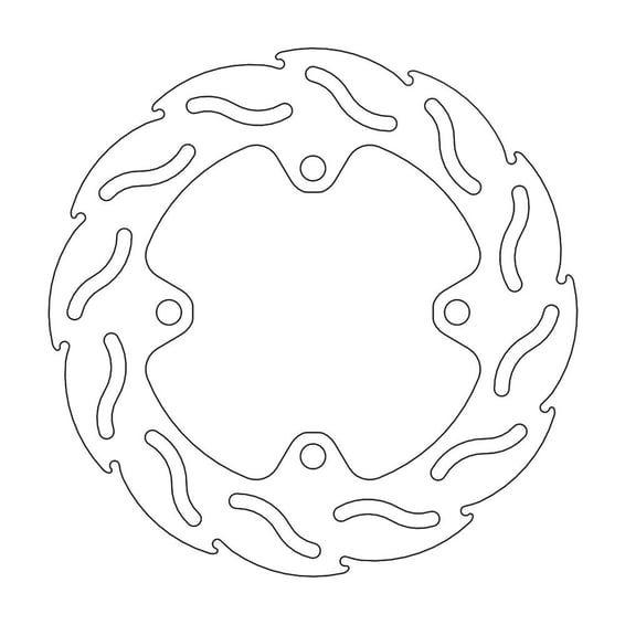 Flame series brake rotor
