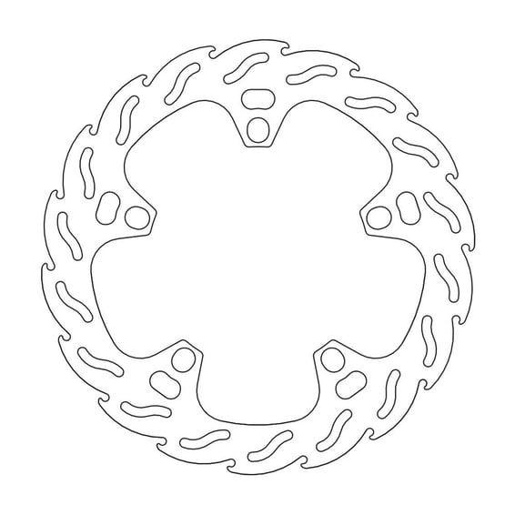Flame series brake rotor