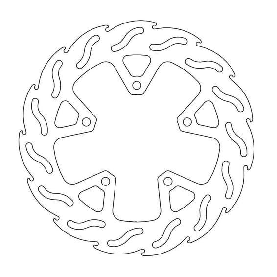 Flame series brake rotor