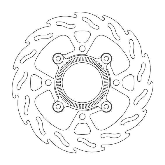 Flame series brake rotor