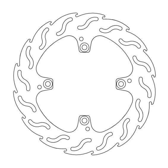 Flame series brake rotor