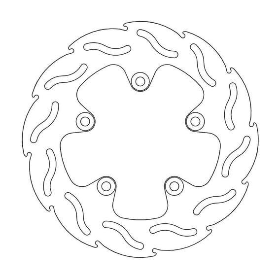 Flame series brake rotor