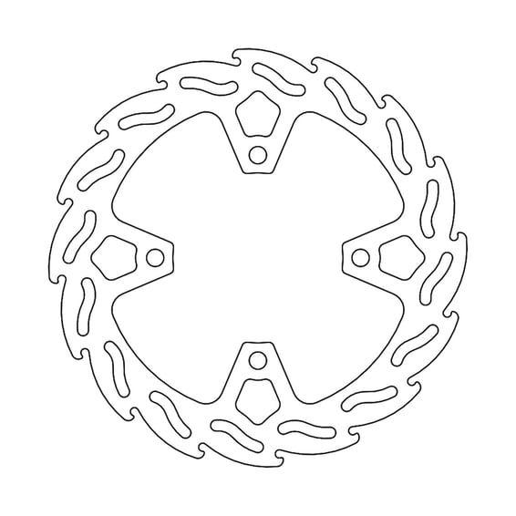 Flame series brake rotor