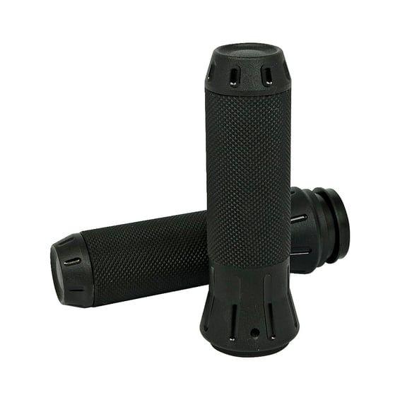 Cobra, billet aluminum grips. Black
