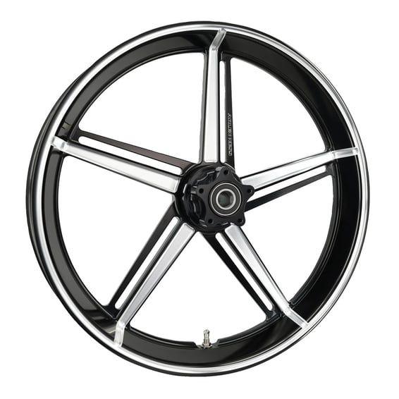 21 x 3.25" Factory 24 rim. Black CC