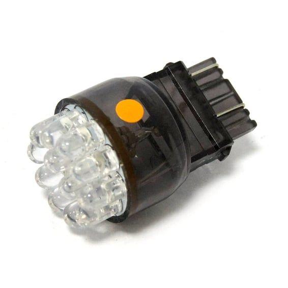 LED wedge turn signal bulb #3157 base. Amber light