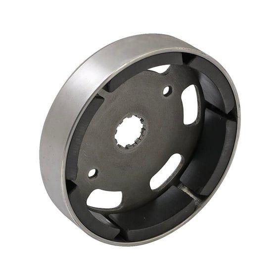 Alternator rotor, vented