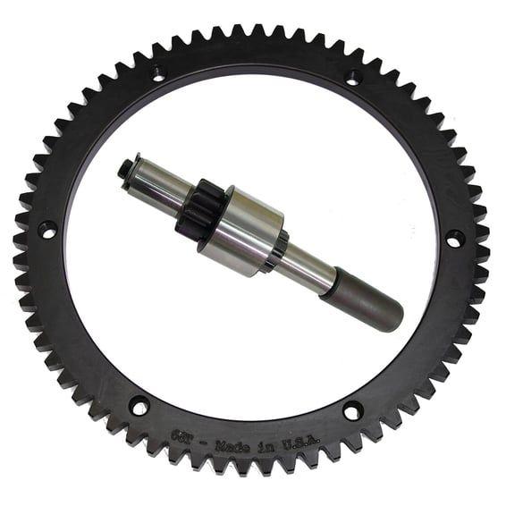 Starter ring gear & jackshaft kit, 66t