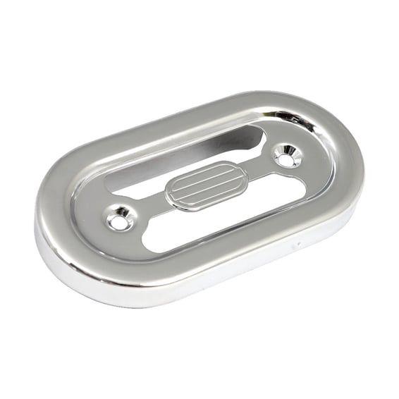 Voltage regulator/rectifier cover. Chrome